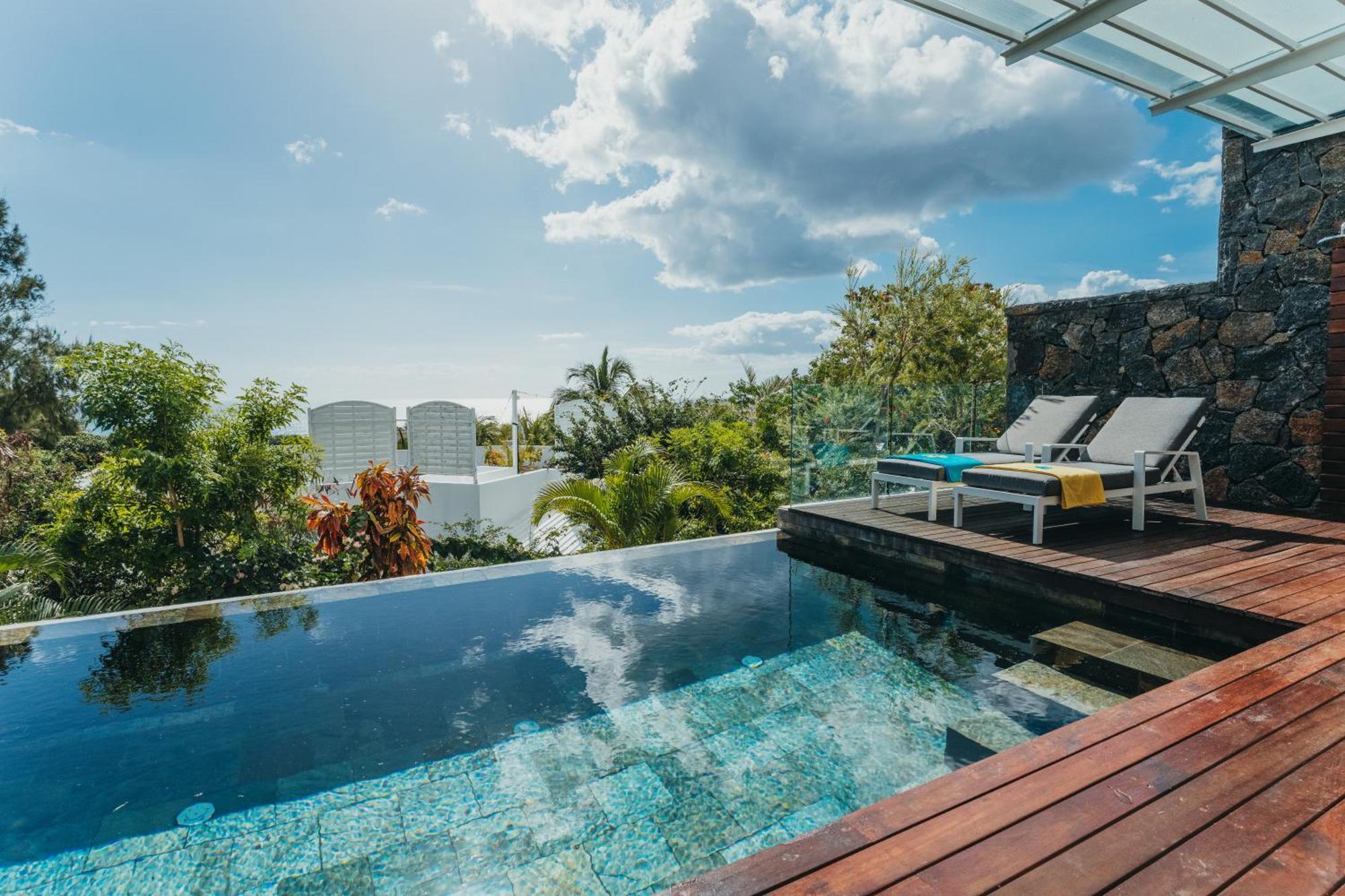 Appartement De Luxe Piscine Et Vue Mer Рівьєр-Нуар Екстер'єр фото